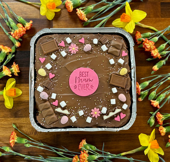 Mother's Day Brownie Slab - Collection Only