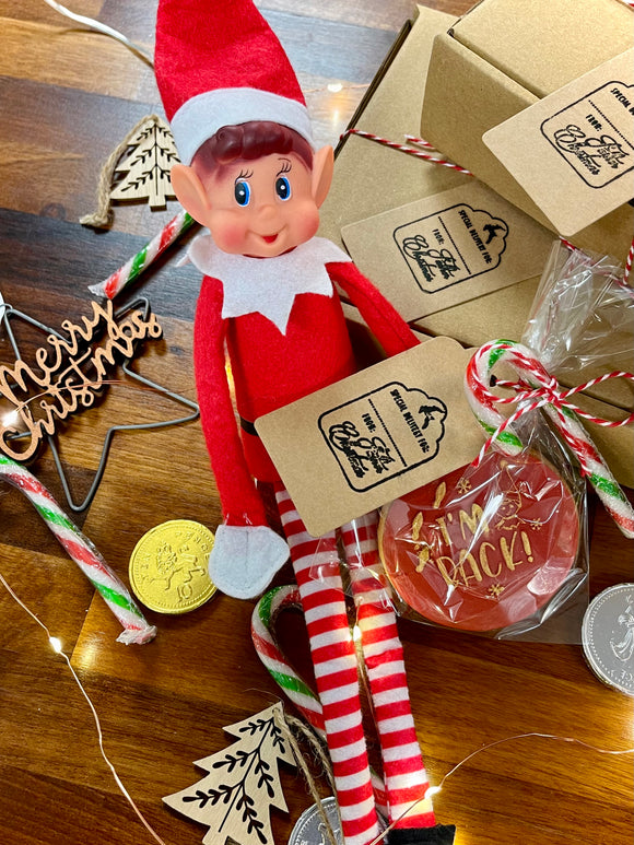 Elf on the Shelf Arrival - Biscuit and Candy Cane (Collection Only)